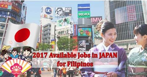 Filipino Jobs in Japan, No Placement Fee .